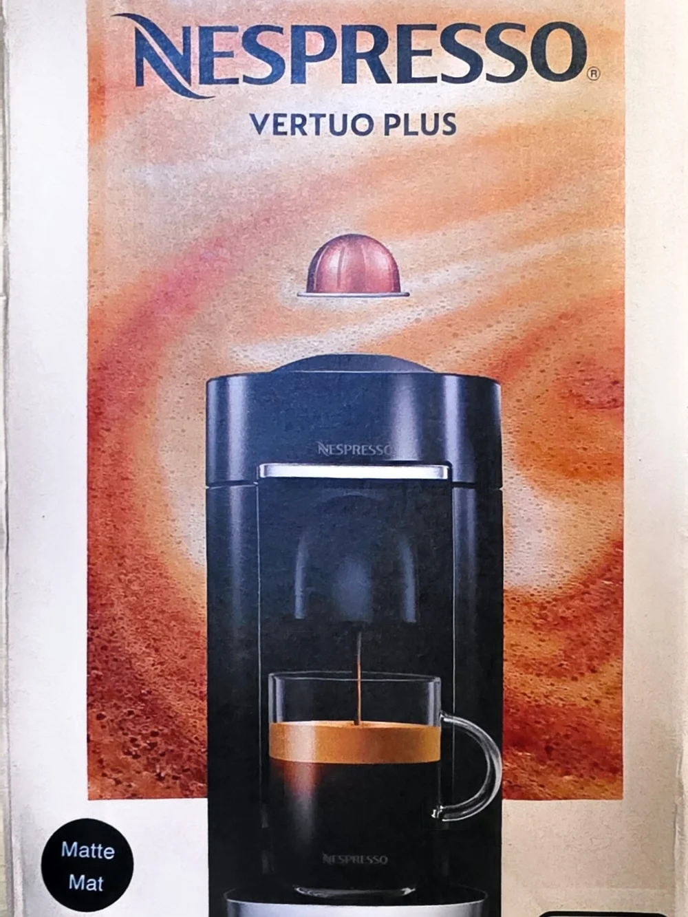 Nespresso Vertuo Plus by DeLonghi - Black